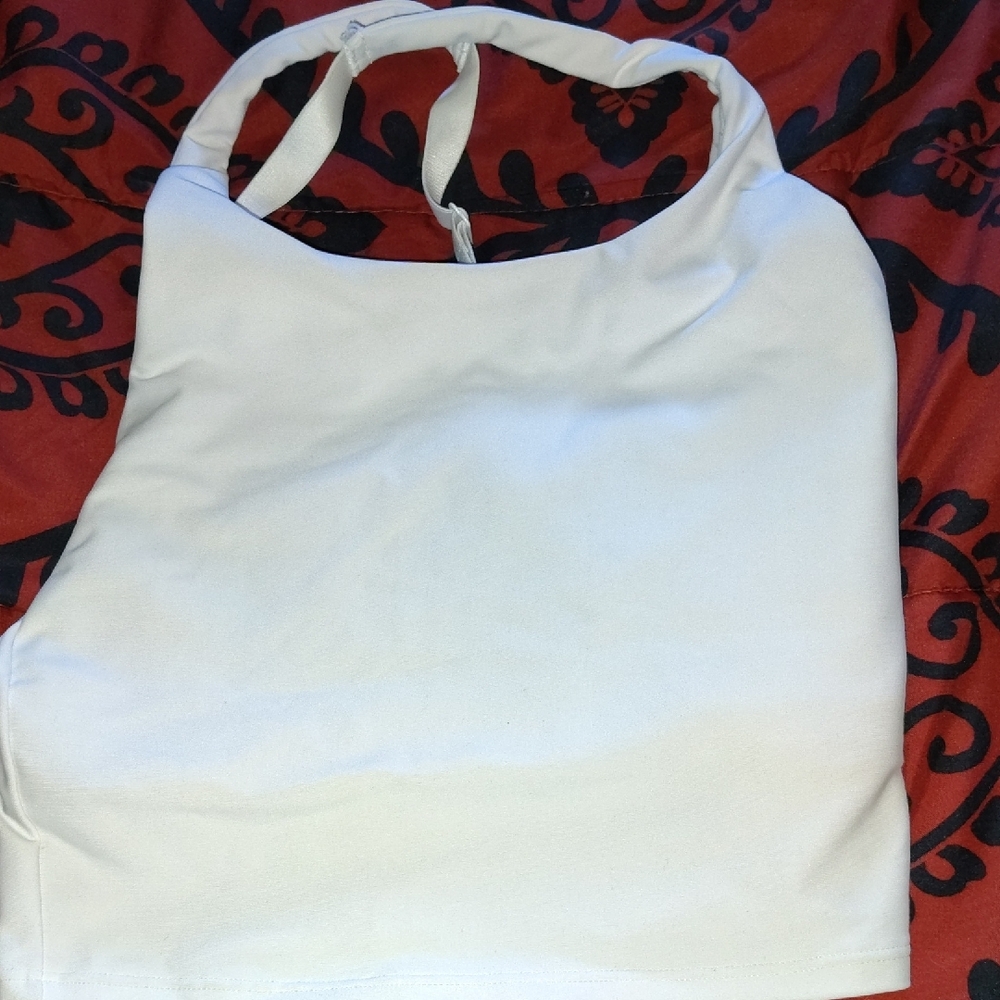 White athletic Women's Top